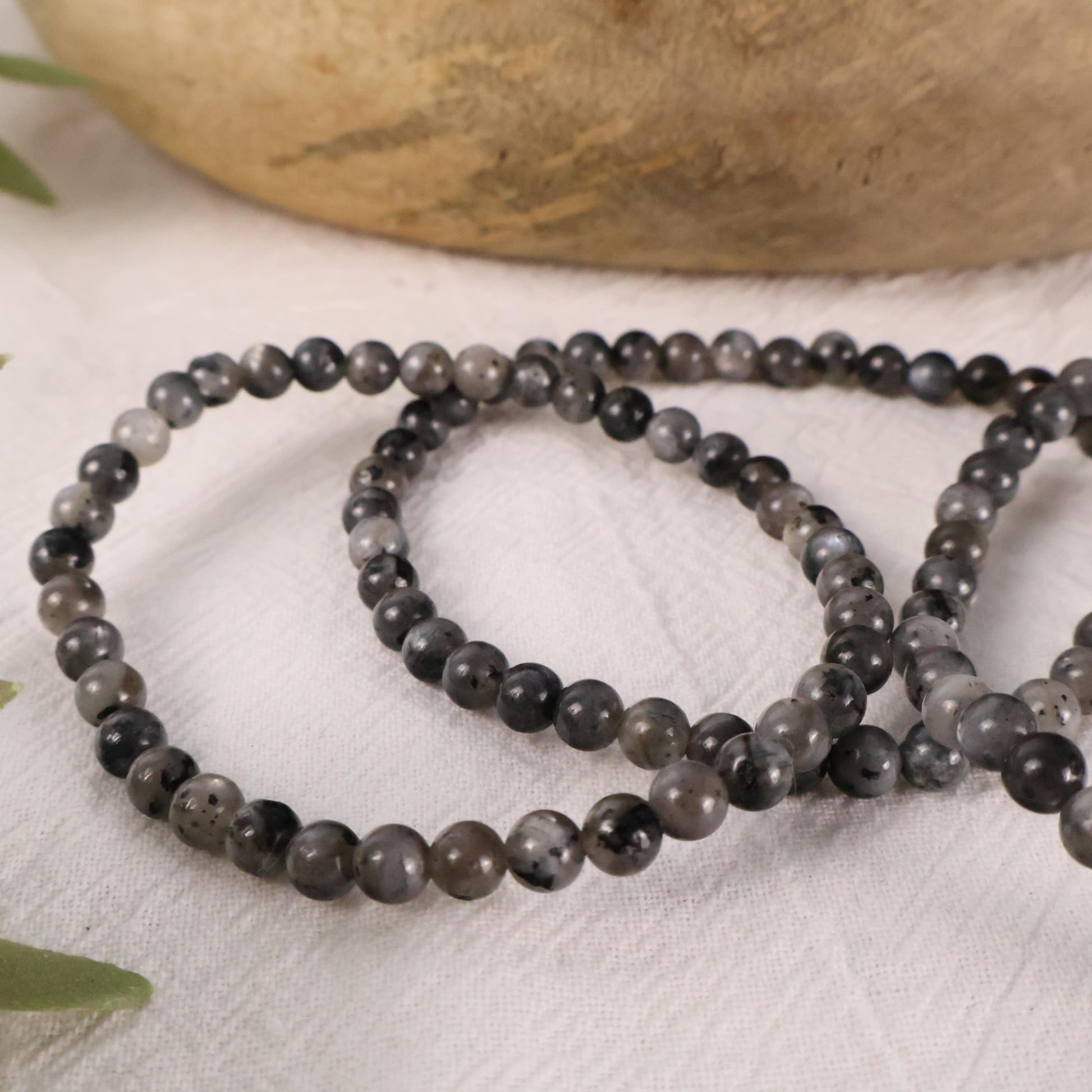 Larvikite Bracelet Natural Healing Crystal 