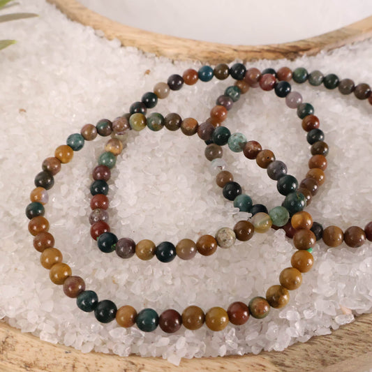 Ocean Jasper Bracelet Natural Crystal Healing