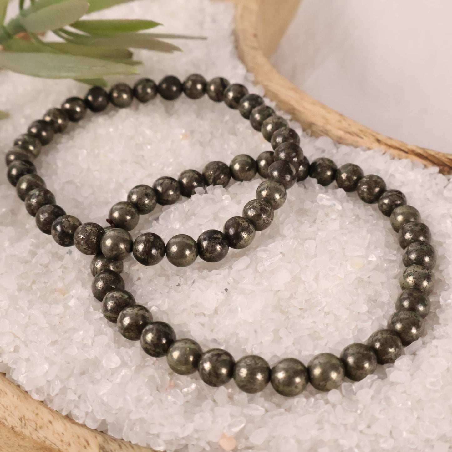pyrite bracelet natural healing crystal