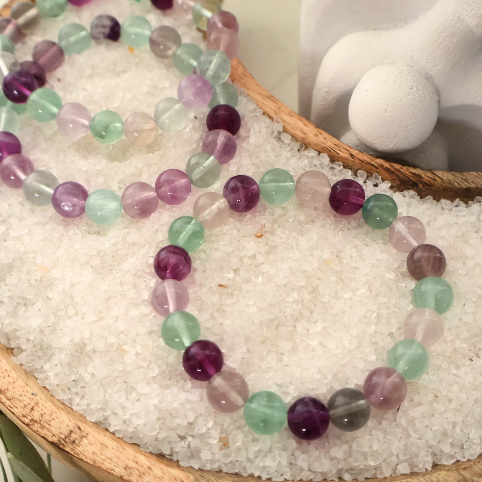 rainbow fluorite natural healing bracelet
