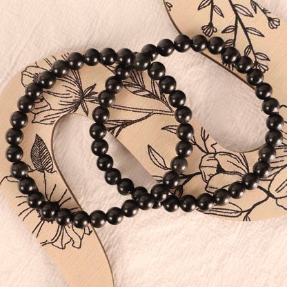 rainbow obsidian bracelet natural healing crystal