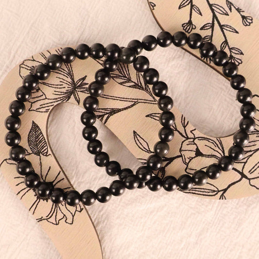 rainbow obsidian bracelet natural healing crystal