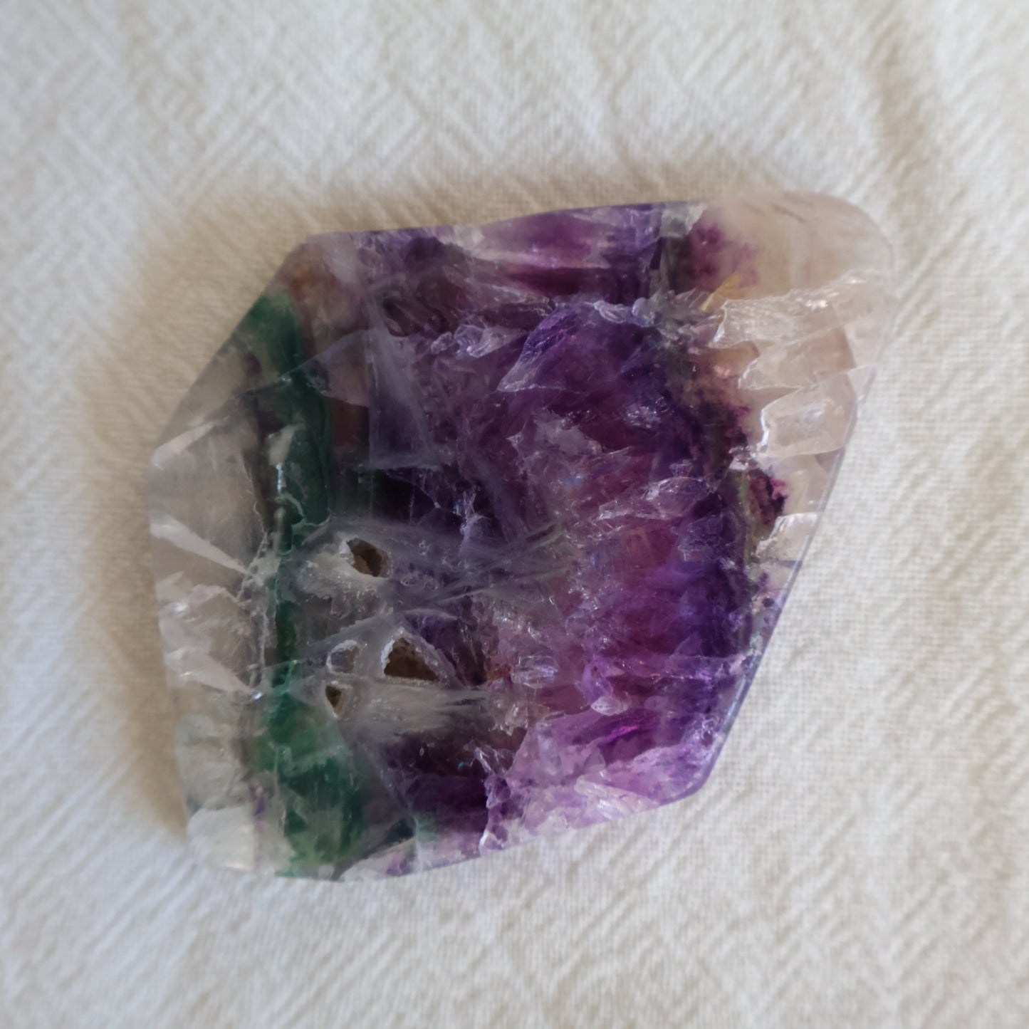 Rainbow Fluorite | Slice - Medium