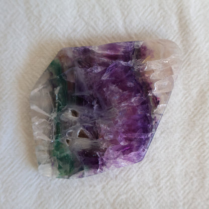 Rainbow Fluorite | Slice - Medium