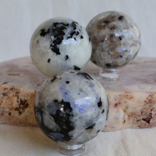 Rainbow Moonstone | Sphere