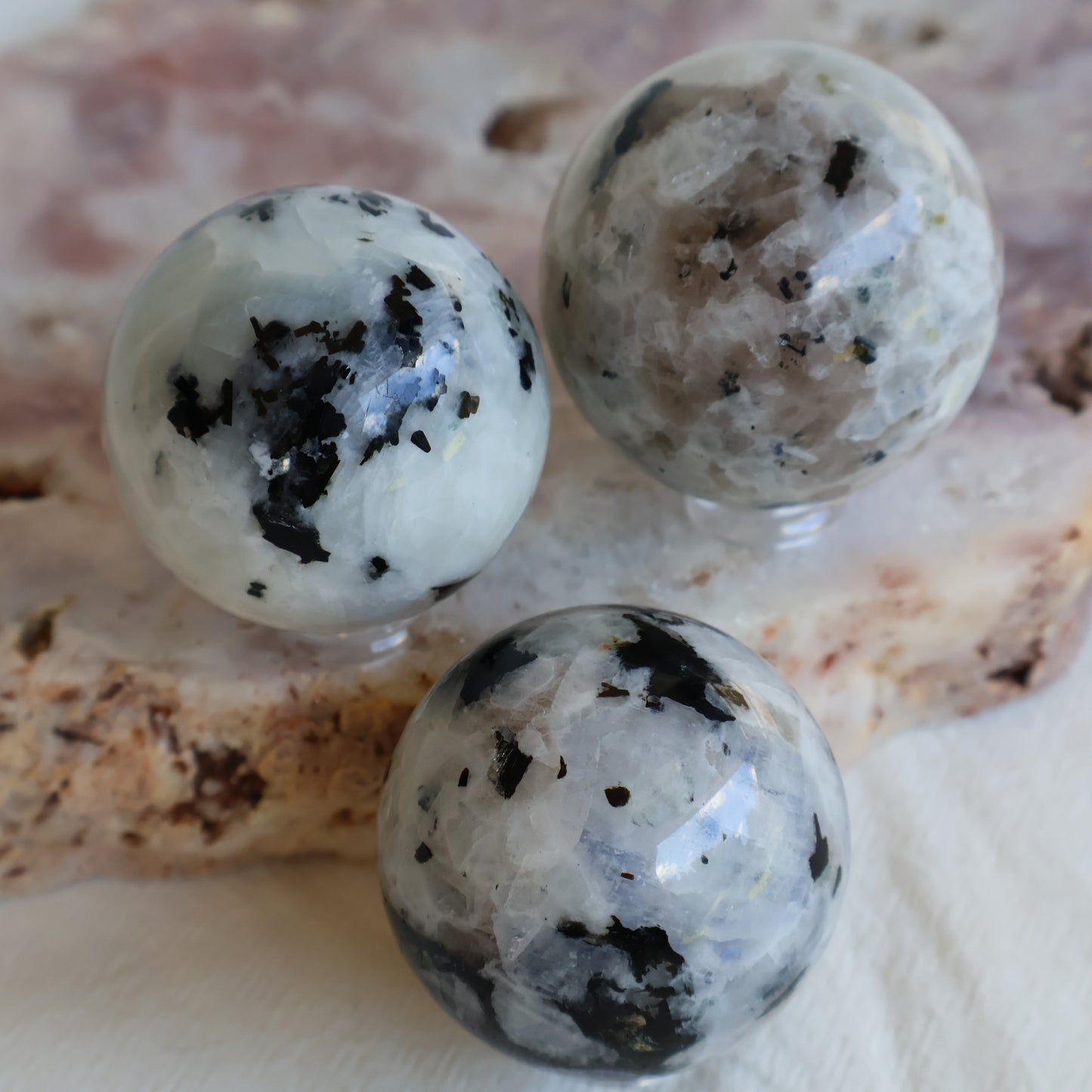 Rainbow Moonstone | Sphere