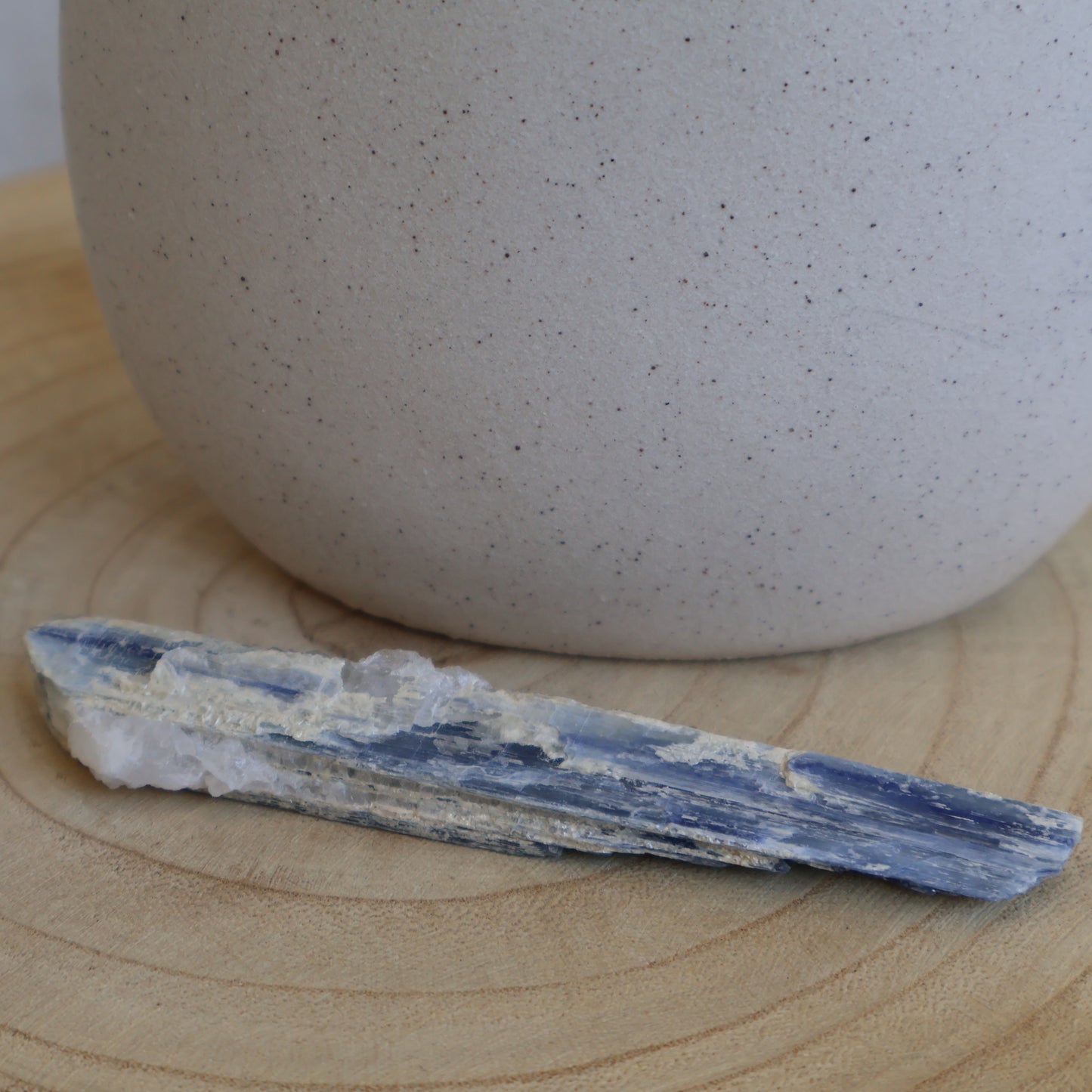 Blue Kyanite with Clear Quartz | Raw Blade (B)