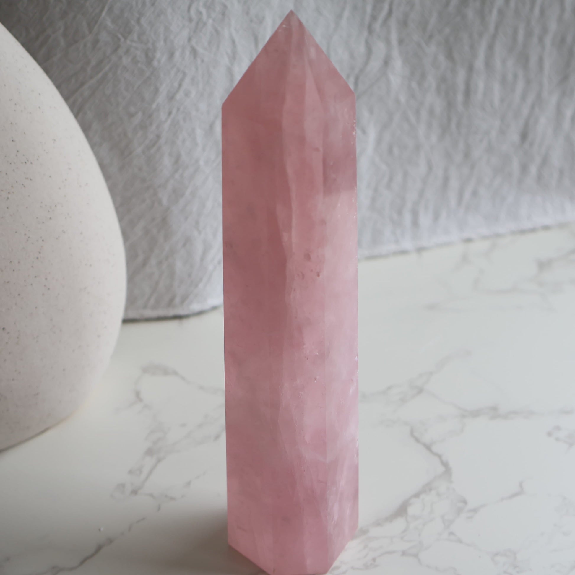 rose quartz tower home decor crystal australia