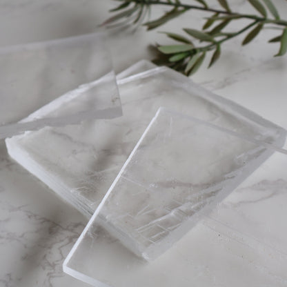 transparent selenite plate crystal charging australia
