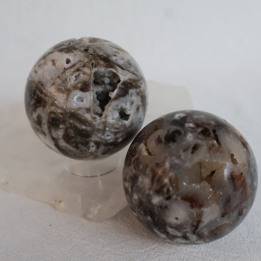 Sphalerite crystal sphere with natural druzy and sparkle – Stonewild