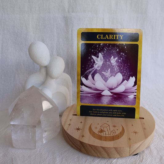 Tarot Card Stand | Crystal Moon
