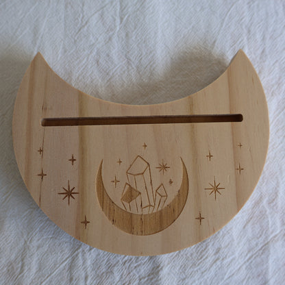 Tarot Card Stand | Crystal Moon