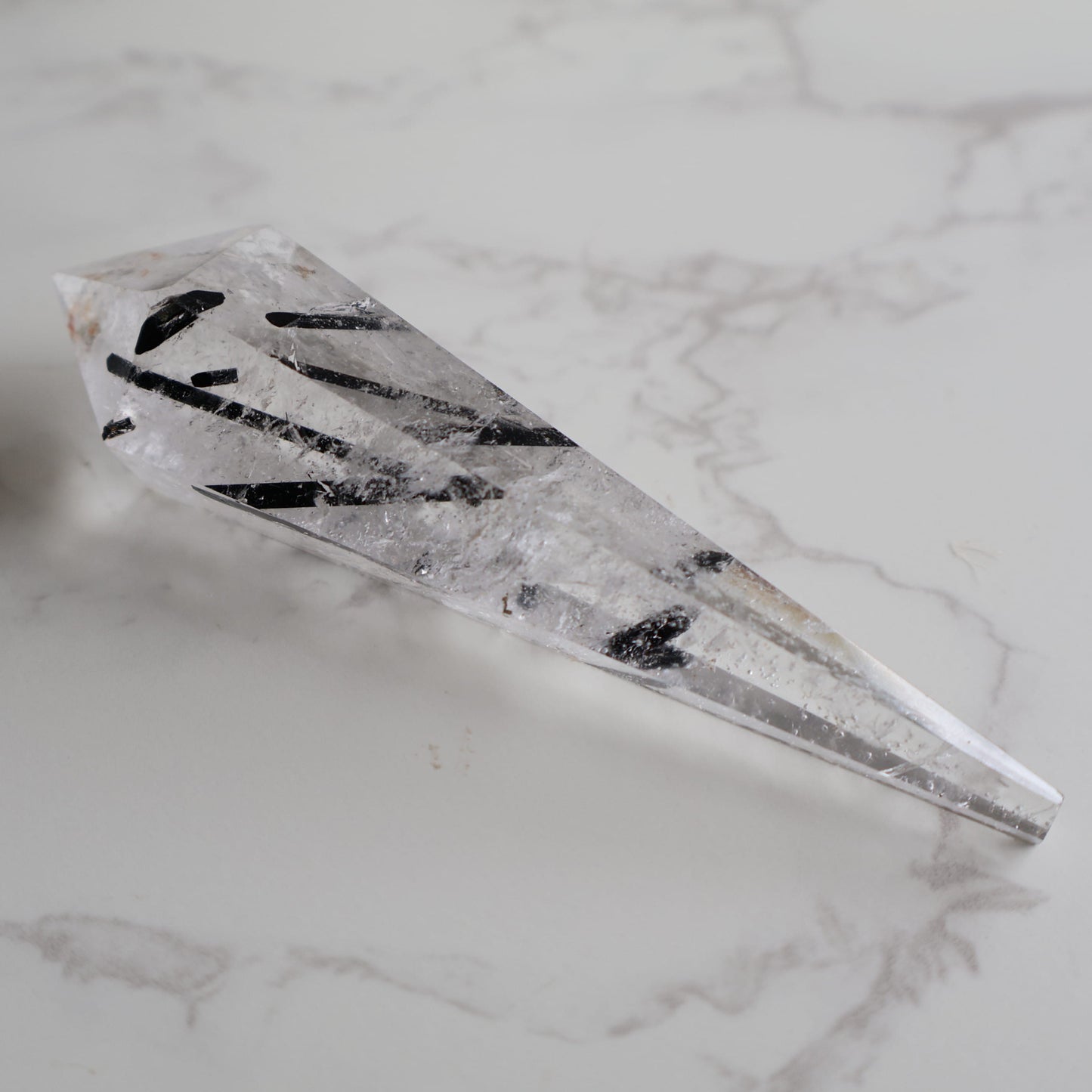 high quality tourmalinated quartz wand australia