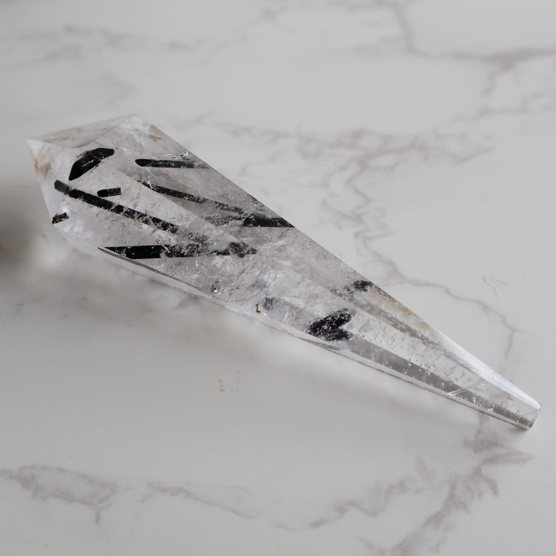high quality tourmalinated quartz wand australia