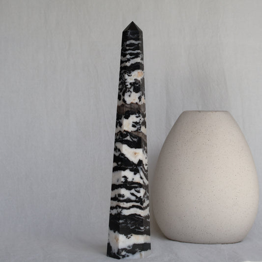 Zebra Jasper | Obelisk Tower - XXL